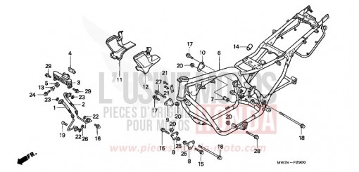 FRAME BODY CB750F21 de 2001